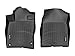 WeatherTech Custom Fit FloorLiners for Honda Civic, Civic Si - 1st Row (449431), Black