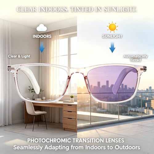 Image of Al Smart Glasses,Bluetooth Translation Glasses with 164 Languages-Pink
