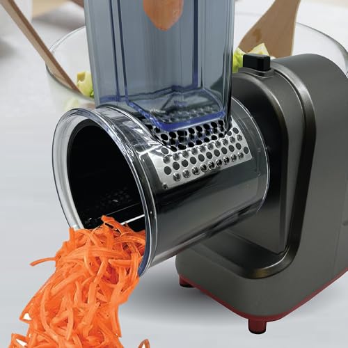 Electric-Cheese-Grater-250W-Professional-Electric-Slicer-Shredder-One-Touch-Control-Electric-Salad-Machine-Fruits-Vegetables-Cheeses-Salad-Maker-5-Attachments-Food-Processor