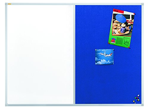 Franken Pizarra combinada X-tra.Line®, 60 x 45 cm, color azul