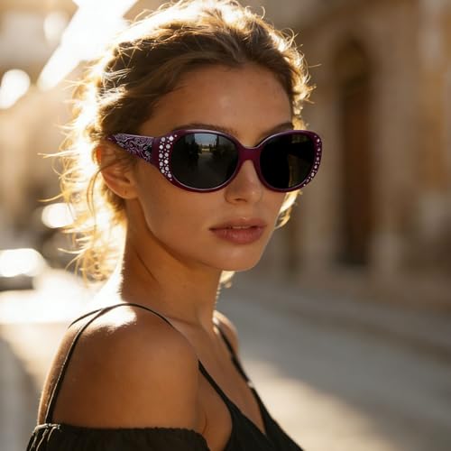 Image of HAOLOTA Polarized Sunglasses for Men Women Designer Driving Glasses Lightweight UV400 Protection