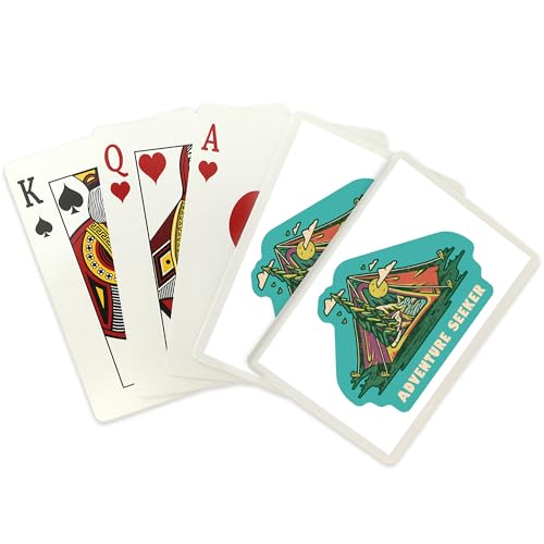 Baraja de 52 cartas tamaño póker Adventure Seeker miniatura 2