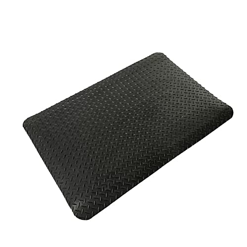 Tapis conducteur antifatigue noir 120 cm en éponge douce
