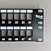 ICC Blank Patch Panel with 48 Ports and 2 RMS for HD Style