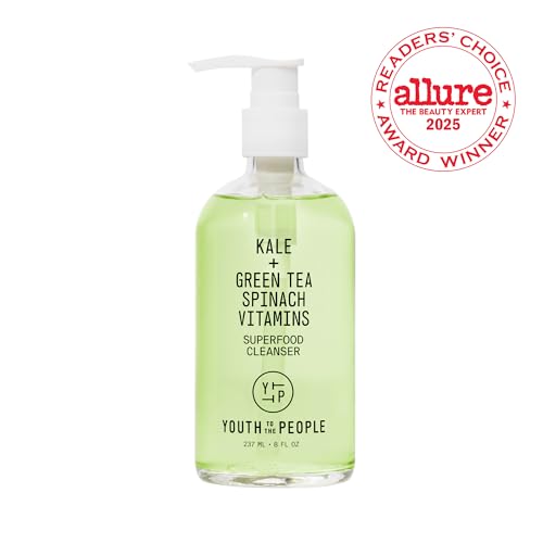 The Best Face Wash for Combination Skin with Acne: A Complete Guide for Women Over 50 12 Youth To The People Superfood Facial Cleanser Full Size - Kale + Green Tea Daily Face Wash, Gentle Makeup Remover, with Soothing Antioxidants for Glowing Skin, pH Balance, Clean Pores – 8 fl oz