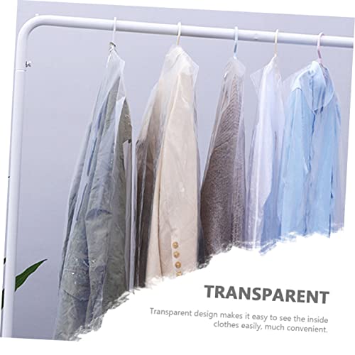 GLEAVI 100pcs Garment Bags for Clothes Storage Dust Covers for Suits and Coats for Dry Cleaning Shops and Convenient Clothing Protection4