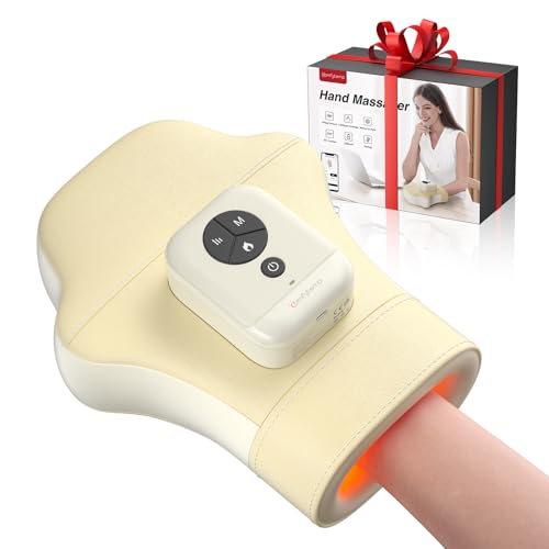 Comfytemp Cordless Hand Massager with Heat & Compression
