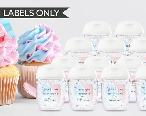 Pegatinas impermeables de alto brillo para mini geles desinfectantes de comunión 2