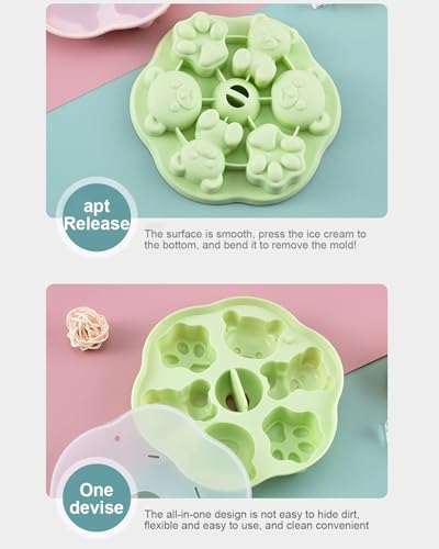 Molde de Silicona para Cubitos de Hielo y Postres miniatura 4