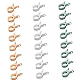 BUGUUYO 24 Stück Winddichte Kunststoff Wäscheklammern Strandtuch Clips Quilt Clips Für...