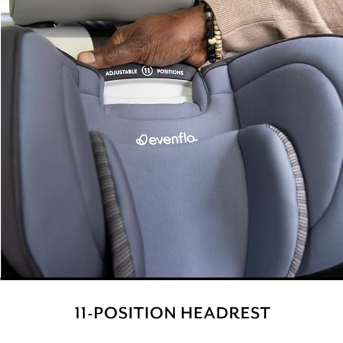 Image of Evenflo REO by Revolve360 Rotating 2-in-1 Convertible Car Seat, 360 Degrees, Infant to Toddler, Forward and Rear Facing, Compact Design, One-time Install (Brookline)