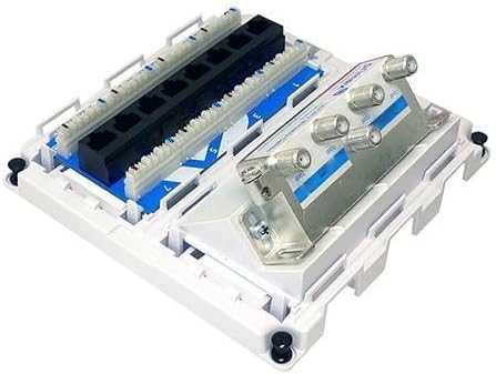 CMC6/S4 8-Port CAT6 1X4 Coax Splitter, 1675MHz Combo Module