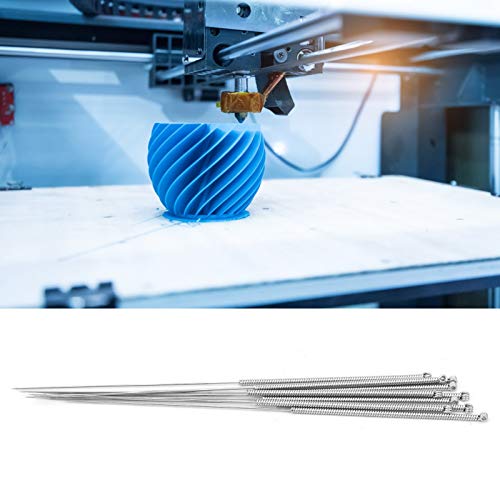 50 Stück 3D Drucker Düsenreinigungsnadeln Silber Edelstahl 0,2/0,25/0,3/0,35/0,4 mm Düsenreiniger für 3D Drucker alle 0,4 mm Düsen für Reprap//Makerbot/Flashforge – Bild 6
