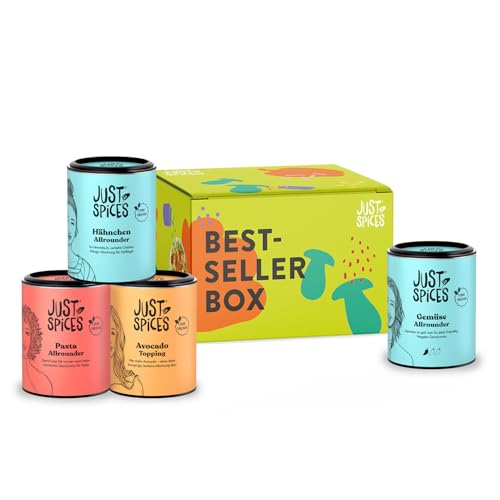 Just Spices Favoriten Gewürzbox, 4 vielseitige Gewürzmixe Just Spices Favoriten Gewürzbox, 4 vielseitige Gewürzmixe