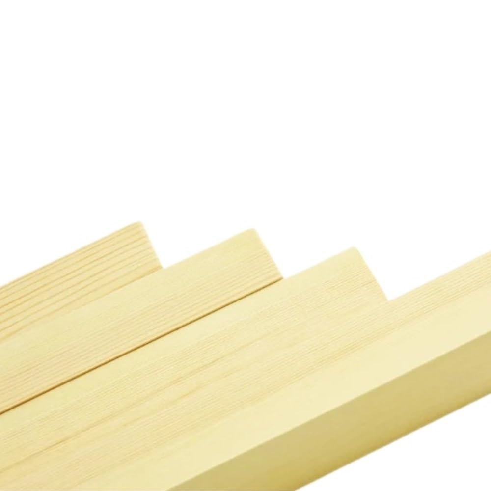 Holz-Bastelstäbe für DIY-Projekte, Sibirische Kieferndübel, 10 Stück, verschiedene Größen für Holzbearbeitung und Möbelherstellung