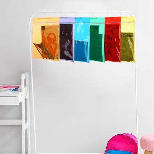 Sunnymove 24 Pcs Classroom Headphone Storage Organizer 10 x 12.5 Inch by Sunnymove - Used condition - Image 7