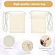 Kinder Taschen Zum Bemalen, 6 Stück DIY Stoffbeutel Zum Bemalen, 17 X 13 cm, Kreative Umhängetaschen Für Kinder, Ideal Für Schule, Party, Geburtstagsgeschenke, Beige Baumwolltaschen