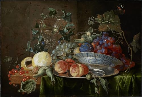 Affiche Artistique Nature Morte de Heem pour Créer une Ambiance Élégante dans Votre Salon