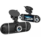 4-K-Dashcam für Autos, integrierte WLAN-App, HD1080P vorne und hinten innen links rechts, 360°-Panoramablick, Auto-DVR, mit Nachtsicht-Videorekorder