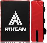 RIHEAN Football Blocking Pad, 12''X16'' Kick Pads for Football, Basketball, Hockey, Lacrosse Tackle Dummy Kick Shield Pad(1PCS) RED