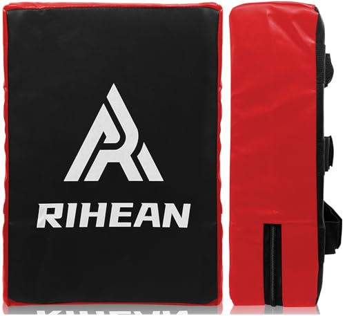RIHEAN Football Blocking Pad, 12''X16'' Kick Pads for Football, Basketball, Hockey, Lacrosse Tackle Dummy Kick Shield Pad(1PCS) RED