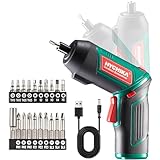 HYCHIKA Electric Screwdriver, 6N.m and 2000mAh 3.6V Cordless...