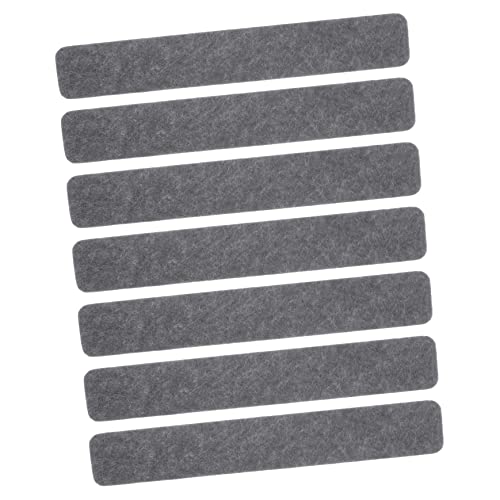 OFFSCH 8 Pcs Felt Bulletin Board Strips Adhesive Felt Memo Board Push Craft Display