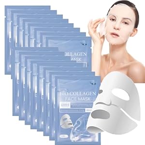 Sungboon Collagen Mask,Deep Collagen Anti Wrinkle Lifting Mask,Sungboon Collagen Mask Glass Skin,Skinqueen Bio-Collagen Real Deep Mask (16pcs)