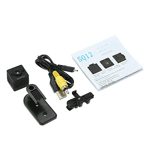 KKmoon Quelima SQ12 Mini Câmera Visão Noturna Traço Cam 155 Graus FHD 1080P DVR