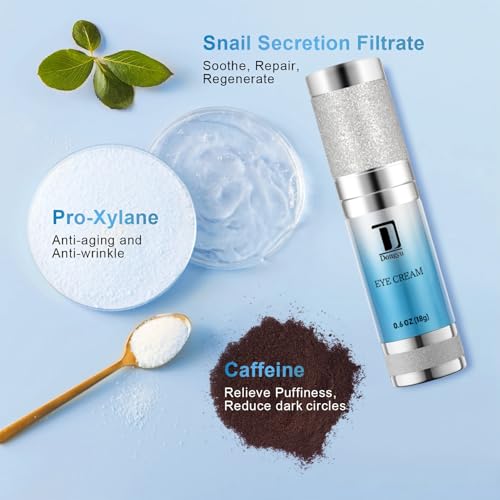 Dongyu Caffeine Eye Cream For Wrinkles: Eye Cream Anti Aging For Dark Circles Puffiness Daily Skincare Women Men thumb #5