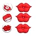 DECORNIJIA 3 piezas Chupete de con Forma de Labios de Suave y Seguro para Bebés Calmante para Encías y Infantil Imagen de DECORNIJIA 3 piezas Chupete de con Forma de Labios de Suave y Seguro para Bebés Calmante para Encías y Infantil