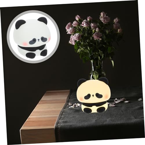Veilleuse panda dimmable avec éclairage réglable doux et structure silicone incassable - 6