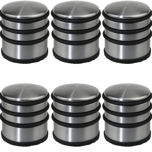 Lot de 6 stop-portes/Bloc porte - Solide & Pratique - Métal