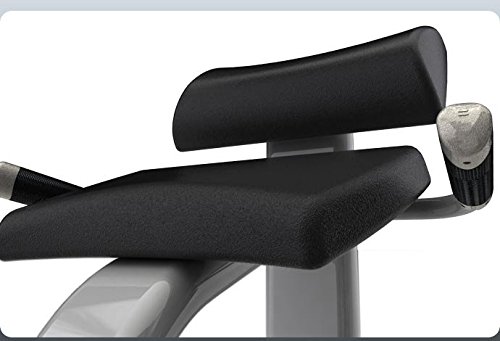 Close-up of the contoured seat and back pad