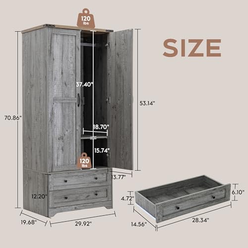 Brafab XHX-26 Armoire Wardrobe Closet thumb #1