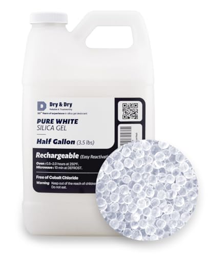 Dry & Dry 3.5 LBS White Silica Gel Beads