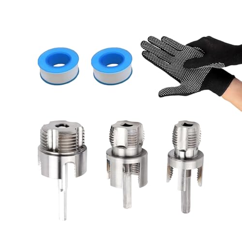 Enhebrador de tubos de PVC, amplia aplicación, material de acero al carbono, herramienta para enhebrar tubos con guantes, herramienta de rosca para cables eléctricos, construcción robusta, para la
