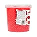 Tea Zone [7 Pounds] Strawberry Popping Pearls for Boba Tea Beverages, Sweets, Ice Cream Topping | B2053