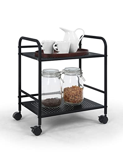 Serving Cart for Dining Room Outdoor Folding Rolling Wheels Serving Cart