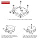Schiebetisch Optischer Schlitten Manueller Lineartisch Optischer Schlittentisch Aus Aluminium Leichte, Manuell Bewegliche Plattform Hohe Präzision Präzise an der Ausrüstung