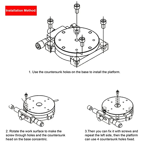 Plate-forme de déplacement manuel pour ajustement optique et scène linéaire - 7