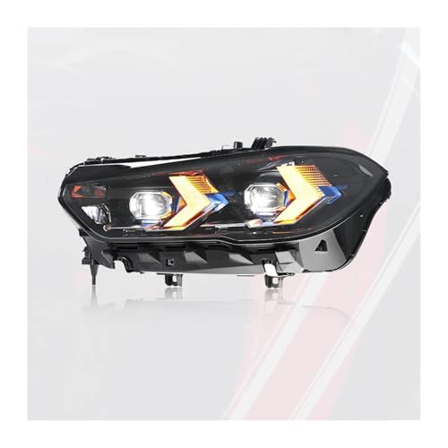 Faros delanteros BMW X5 G05 2019-2022 con luz diurna led y lente dirección 5
