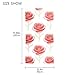 tplaotee Red Rose Flowers Long hijab fashion lightweight scarf for women for head bufanda para mujer elegante