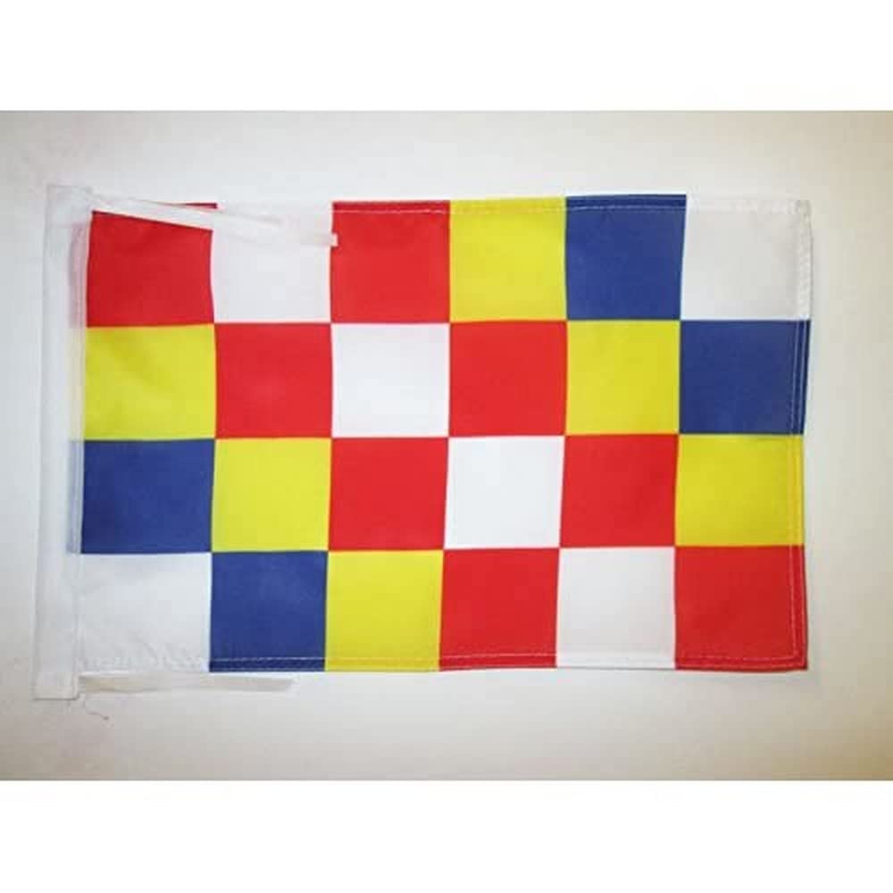 AZ FLAG - Province of Antwerp Flag - 18'' x 12'' - 100% Polyester Antwerpen Small Banner with Two Cords - Fade Resistant - Vivid Colors - 18x12 in - 45x30 Cm โ image 1