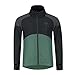 Produktbild Rogelli Echo Laufjacke für Herren - Reflektierend - Sportjacke Mit Reißverschluss - Schwarz/Grün M