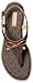 Michael Kors Women's Nori Flat Thong Sandal, Brown, 7