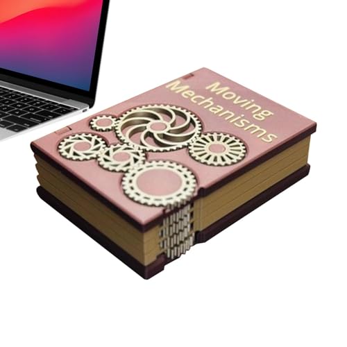 Livre avec engrenage en papier créatif pour lecture amusante à la maison et à l'école