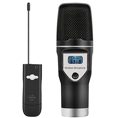 Deinbe UHF USB Wireless-Mikrofonstativ Stativbefestigung Omnidirectional PC Laptop Studio-Aufnahme Mic-Empfänger - Image 6