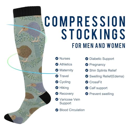 Image of Plaaee Gorilla on White Compression Socks for Women & Men Circulation Supports for Running,