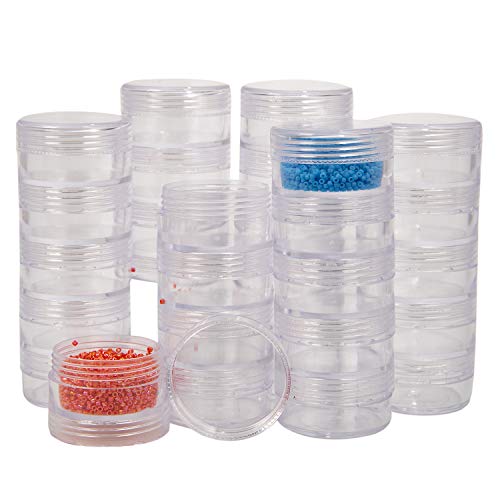 Boîte rangement perles 28 bocaux amovibles pour atelier créatif maison